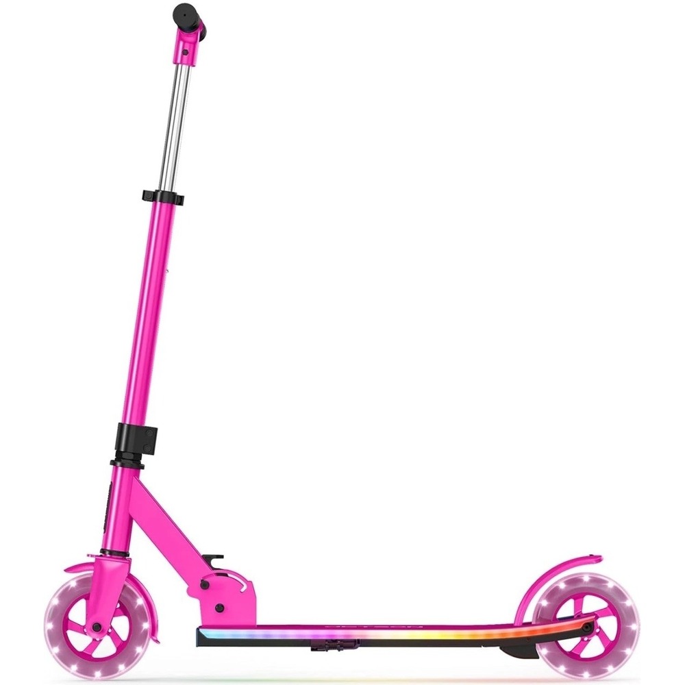 Jetson Highlight Kids 2-Wheel Light-Up Kick Scooter Pink Adjustable Folding NIB